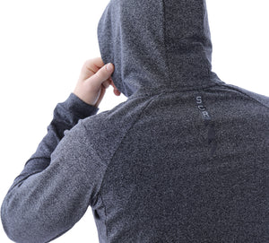 SCR men's athletic-casual Hoodie Heather Gray