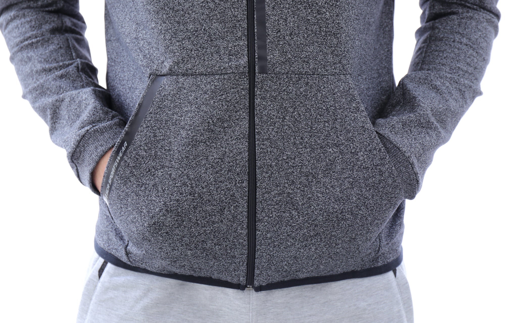 SCR men&#39;s athletic-casual Hoodie Heather Gray