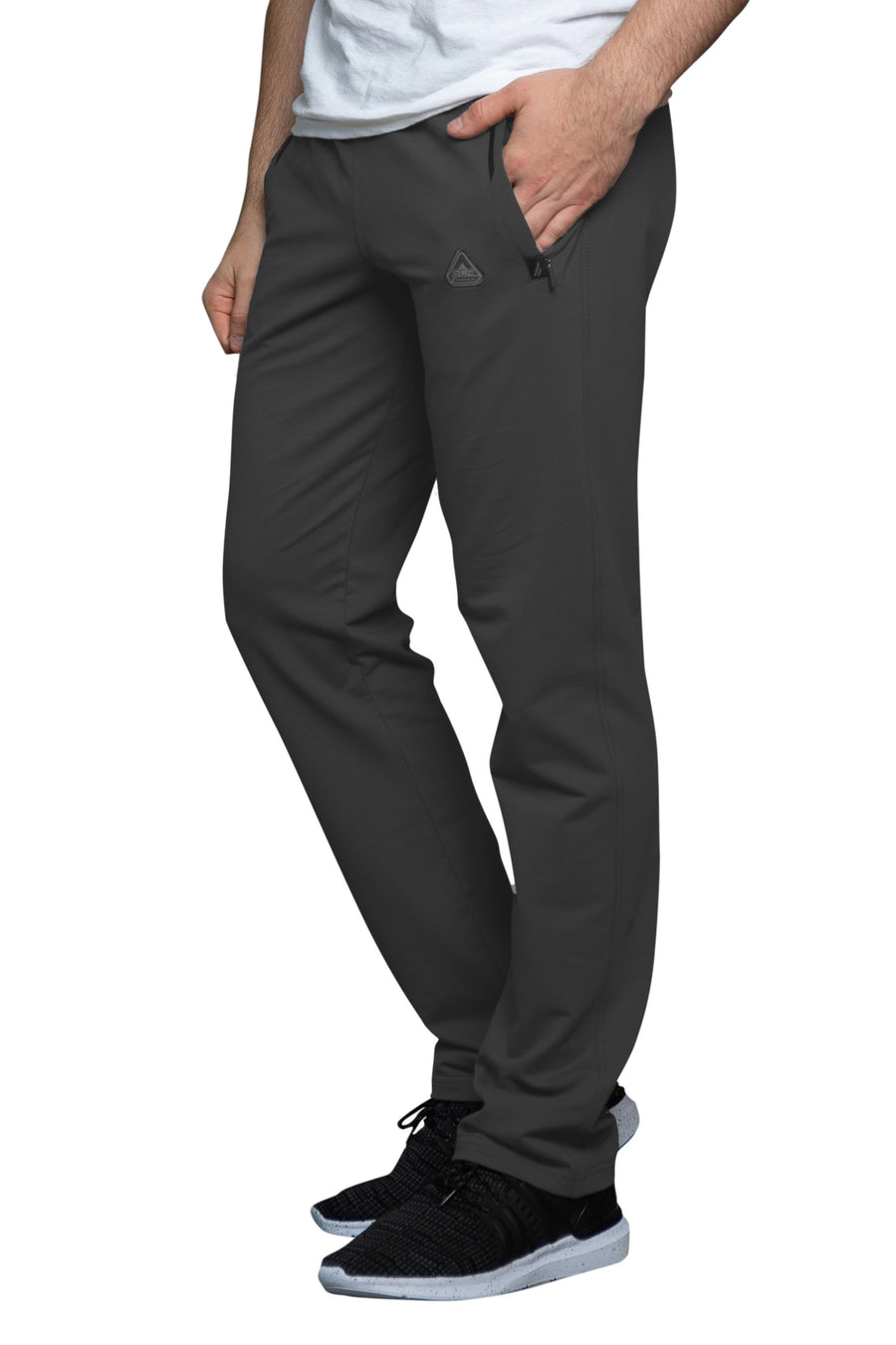 SCR Sportswear Men's sweatpants-Straight [434,SLIM Tall, 6'2-6'11] Large(33-35Waist) / 34 / Light Grey Heather | SCR Sportswear