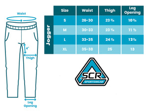 SCR sportswear men's ULTIMATE flex joggers [849,SLIM TALL, 6'2"-6'11"]