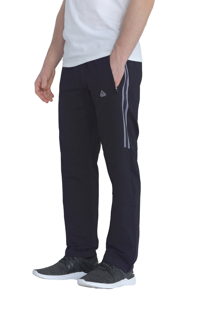 ScR SPORTSWEAR Mens Sweatpants All Day comfort Workout Athletic Activewear  Lounge Pants with Zipper Pockets Long Inseam Pants for Tall Men (XL X 36L,  Light grey Heather-K434) 