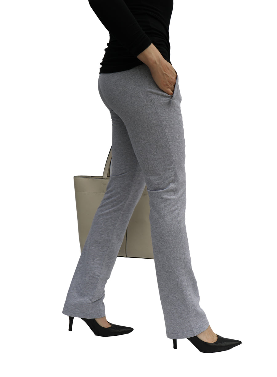 Femea Grey Women Bootcut Track Pants : : Clothing