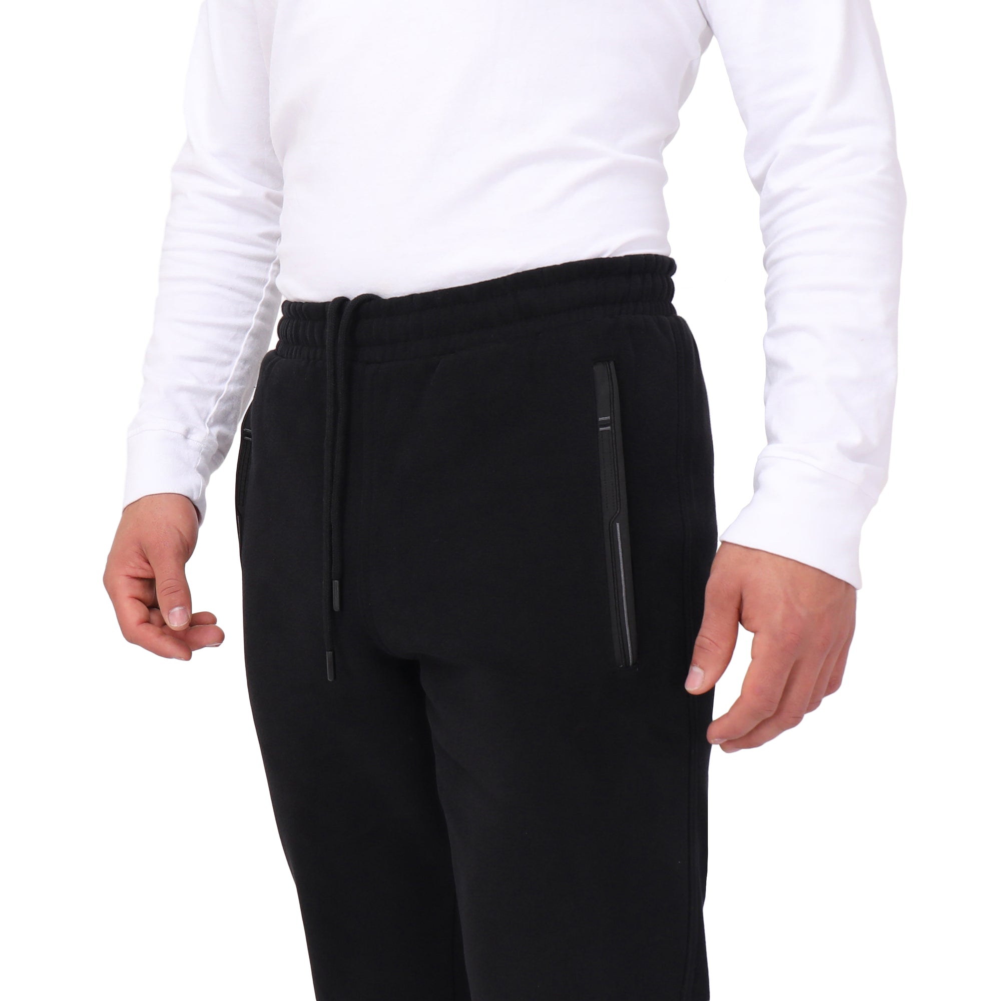 SCR Sportswear Men's Fleece Joggers Black