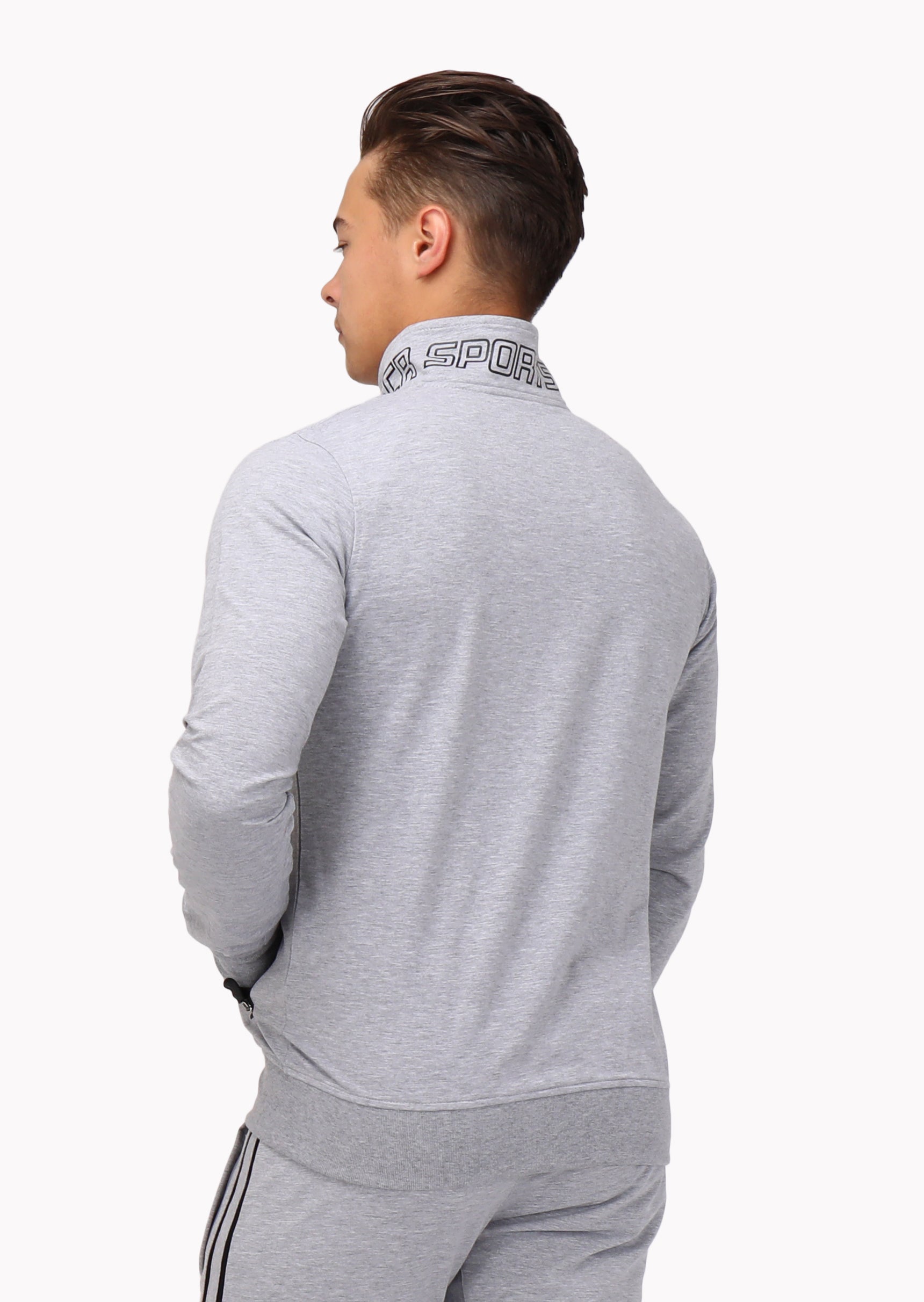 sweatshirt for men: &quot;Men&#39;s grey sweatshirt with crew neck