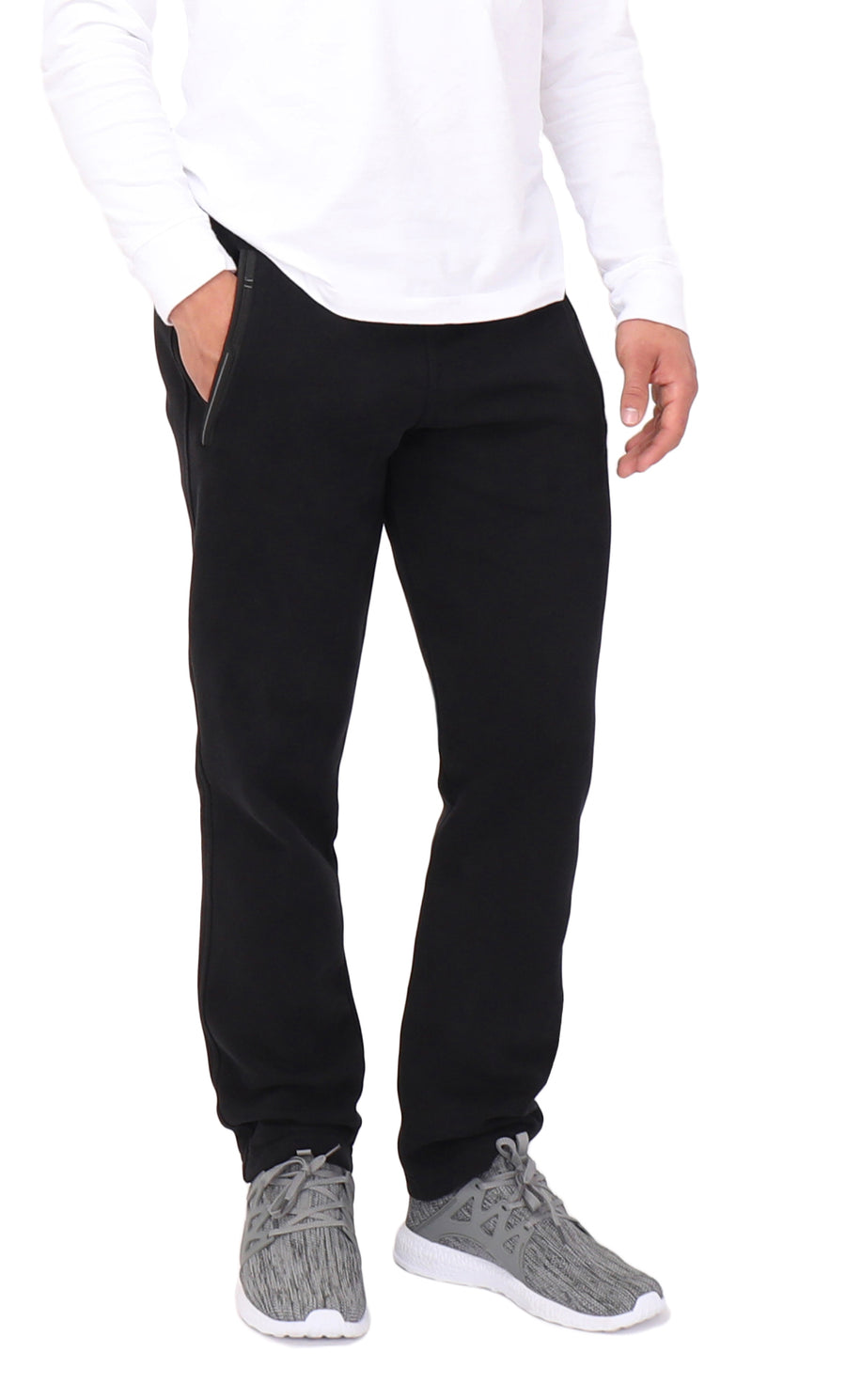 SCR Men's Workout Activewear Pants Athletic Sweatpants Black Long :  : Clothing, Shoes & Accessories