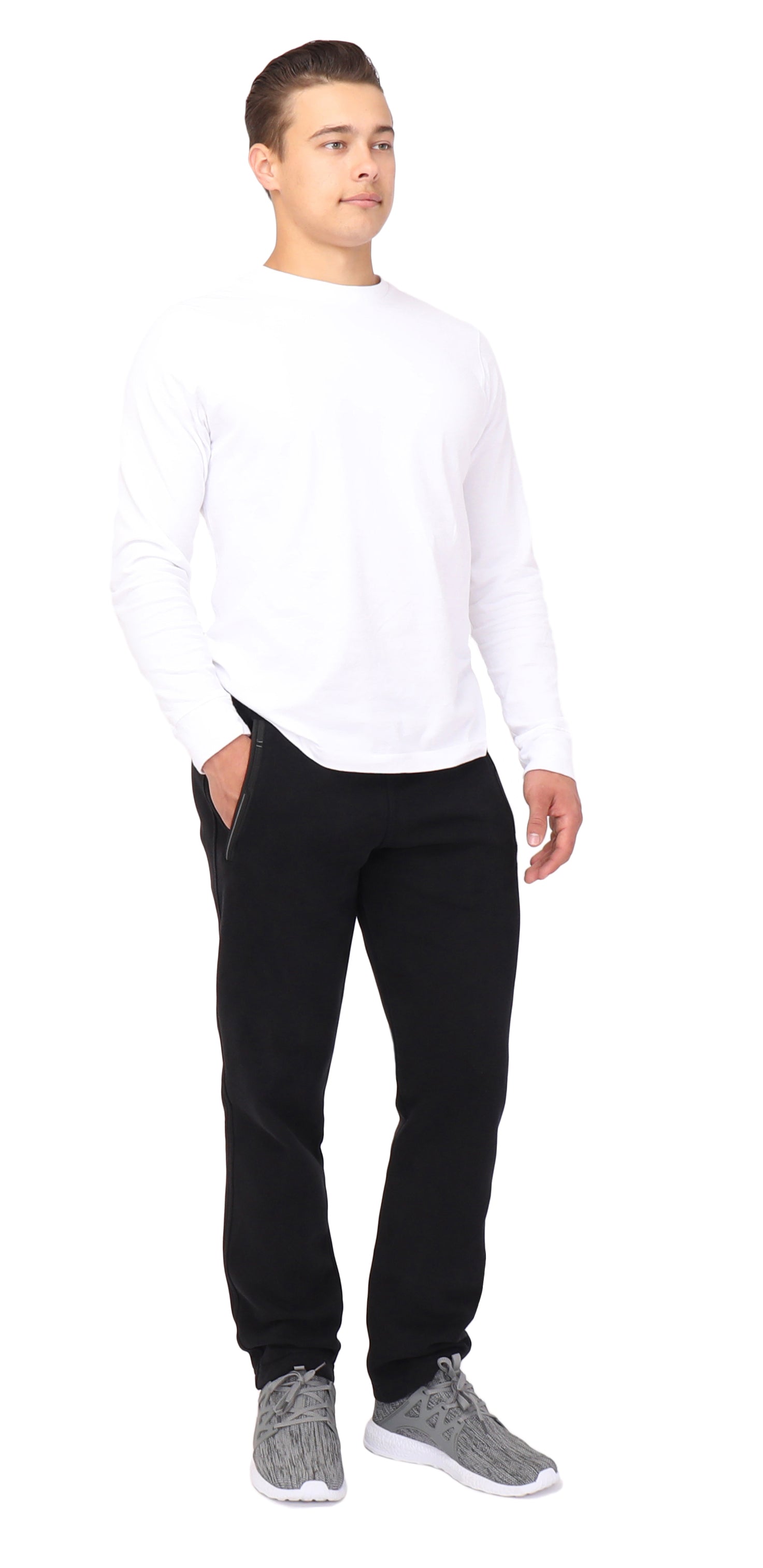  SCR Sportswear Men's Fleece Joggers Black