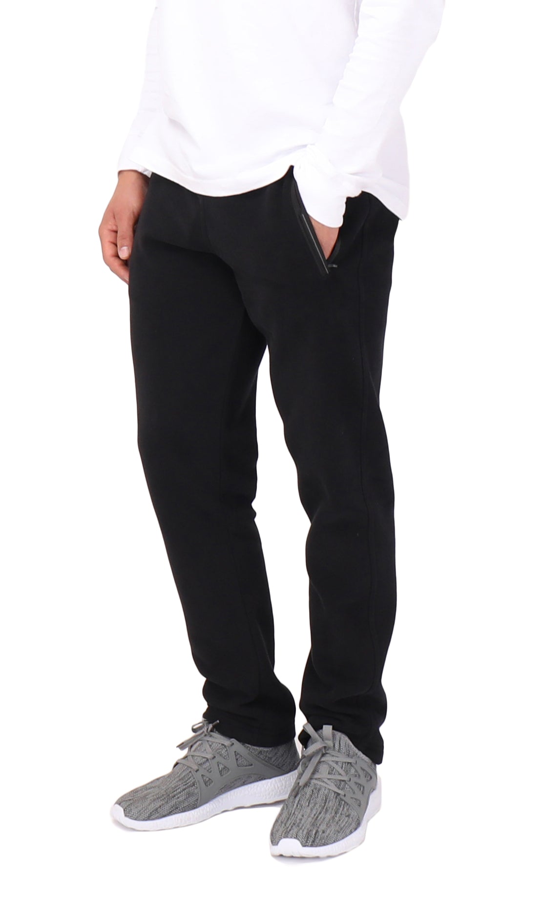  SCR Sportswear Men's Fleece Joggers Black